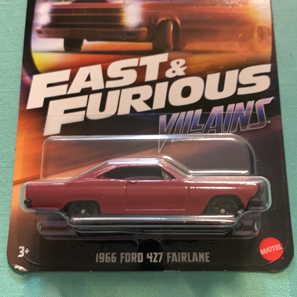 Fast & Furious 1965 Ford Fairlane - Red Villains Hot Wheels Silver Series